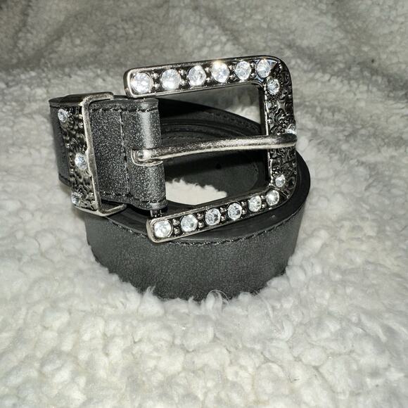 RELIC Woman’s Black with Rhinestones *Bling* Belt Plus Size 1x ~MISC BOX - Picture 1 of 10